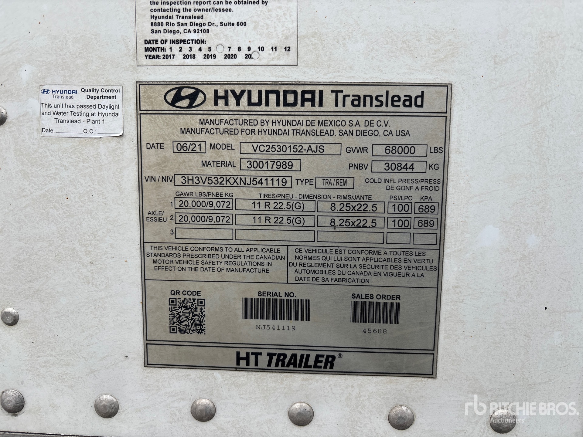 2022 Hyundai VC2530152-AJS