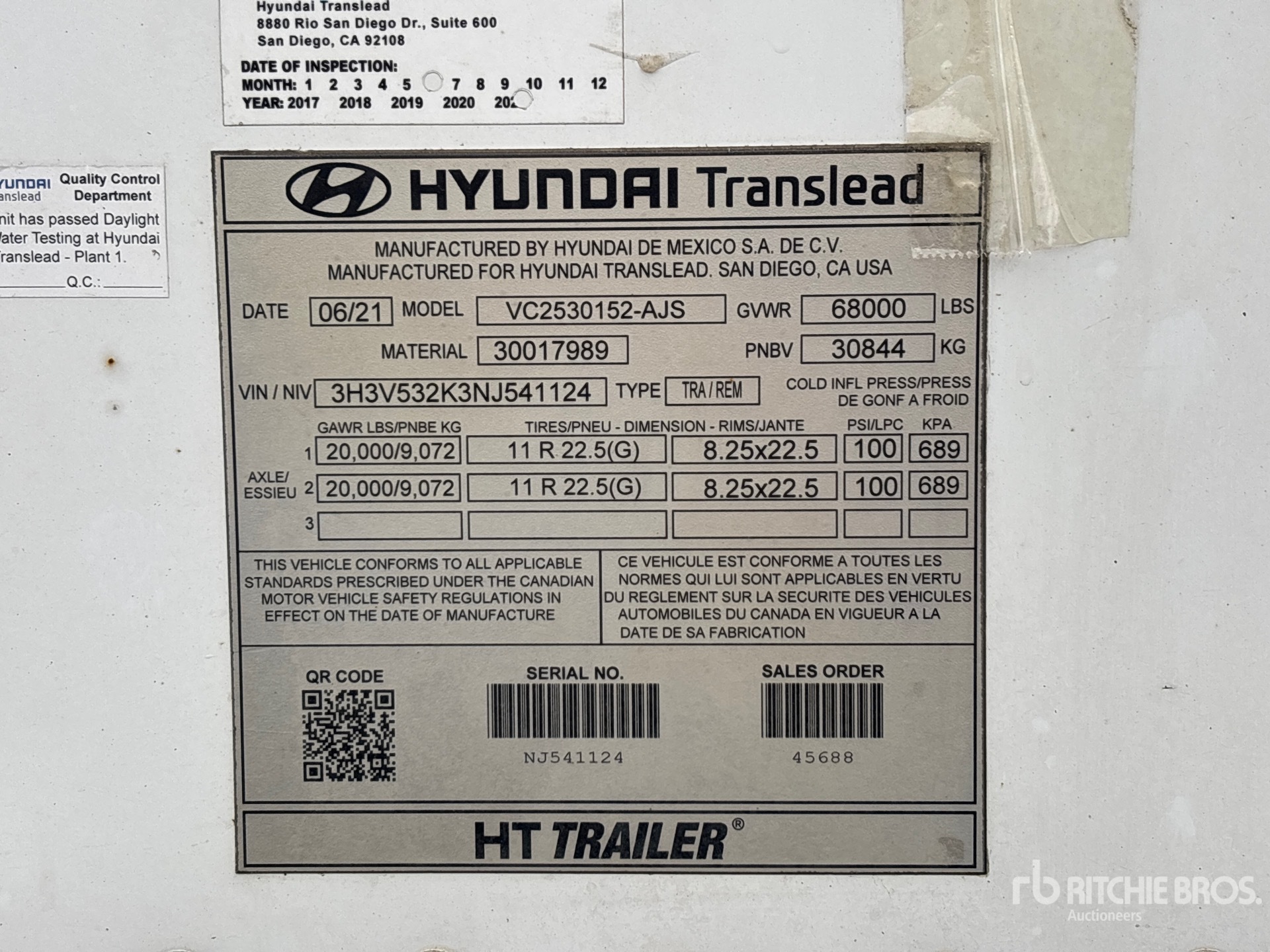 2022 Hyundai VC2530152-AJS