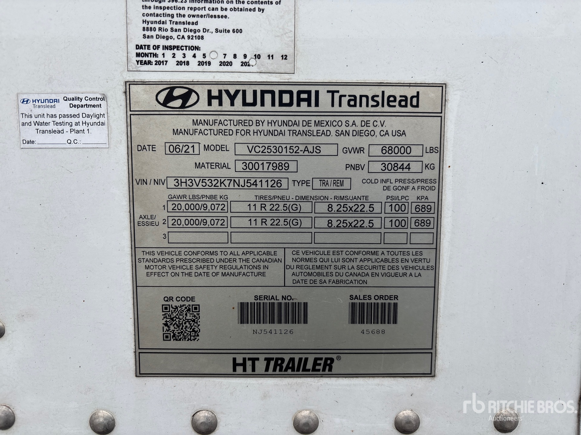2022 Hyundai VC2530152-AJS
