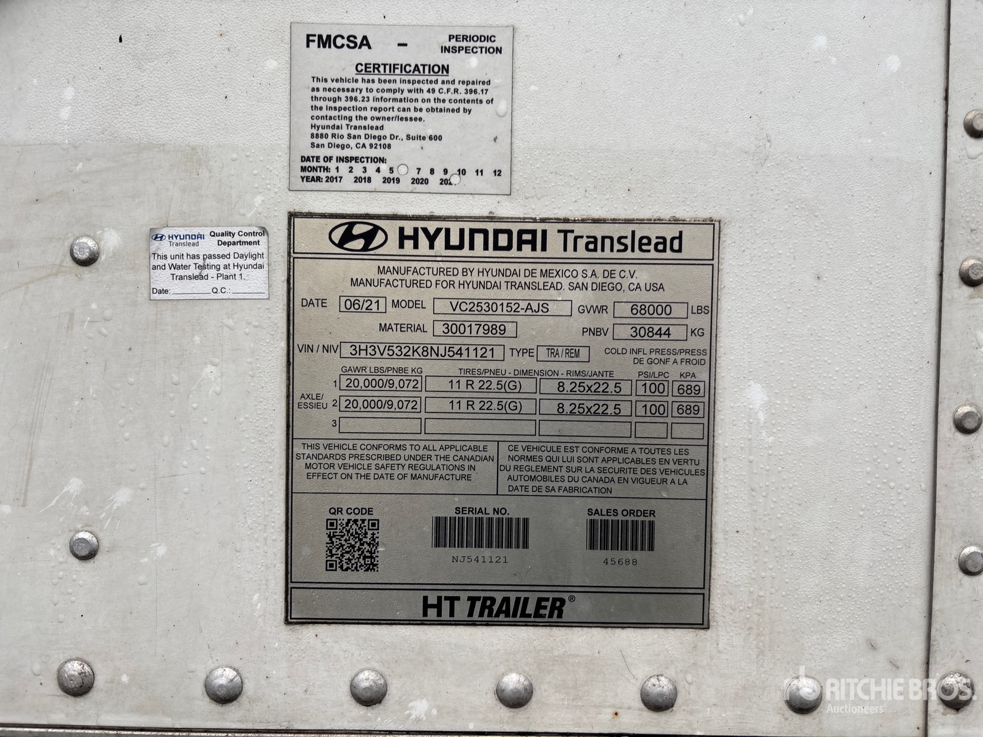 2022 Hyundai VC2530152-AJS