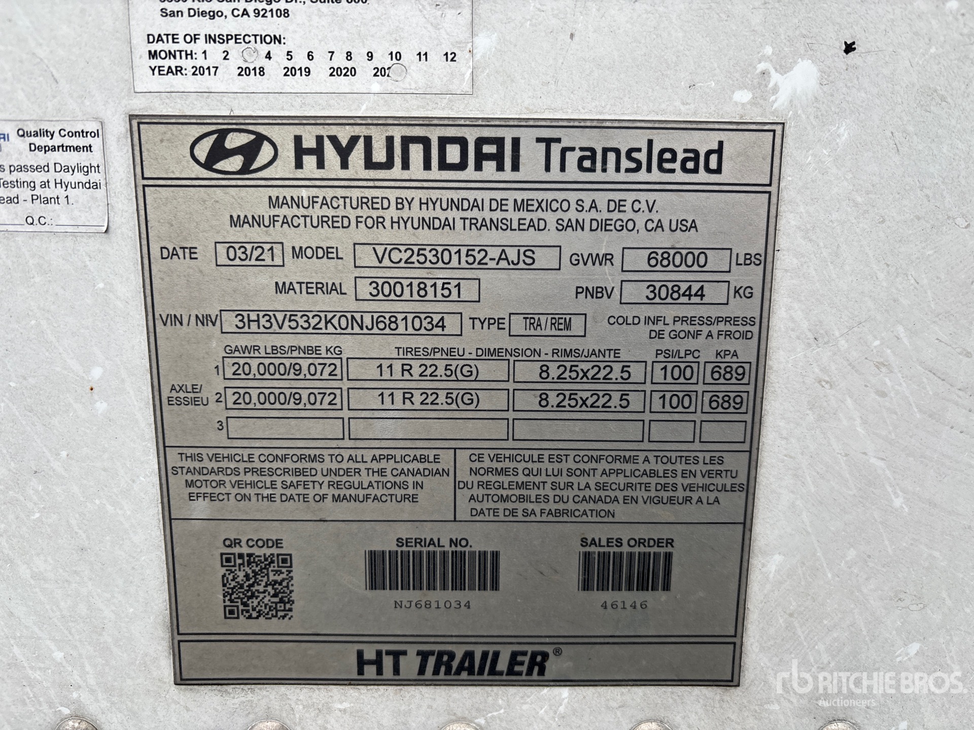 2022 Hyundai VC2530152-AJS