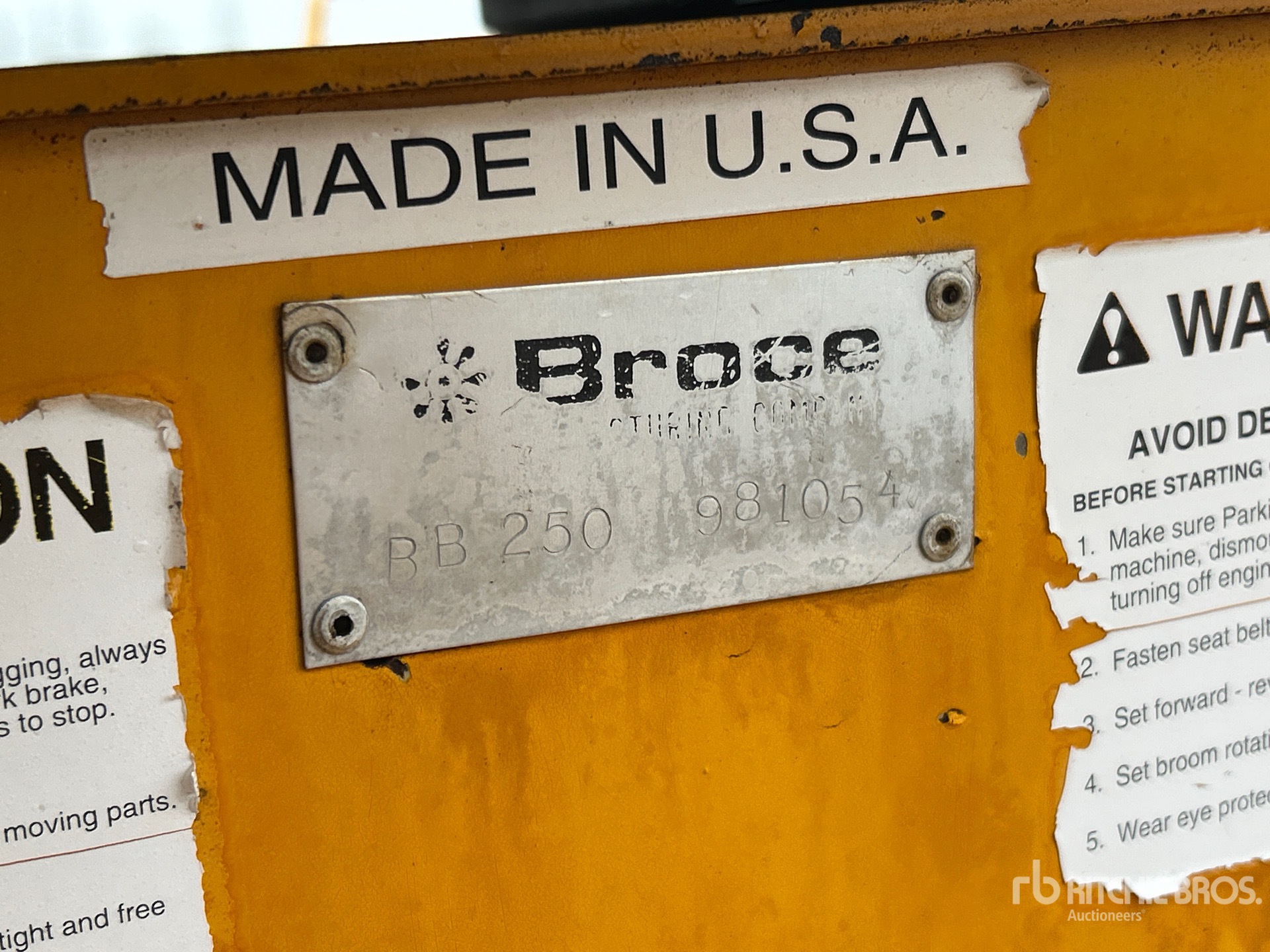1999 Broce Broom BB250
