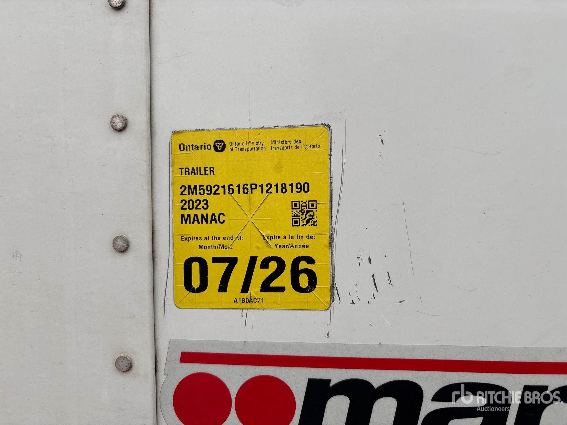2023 Manac 92253A811