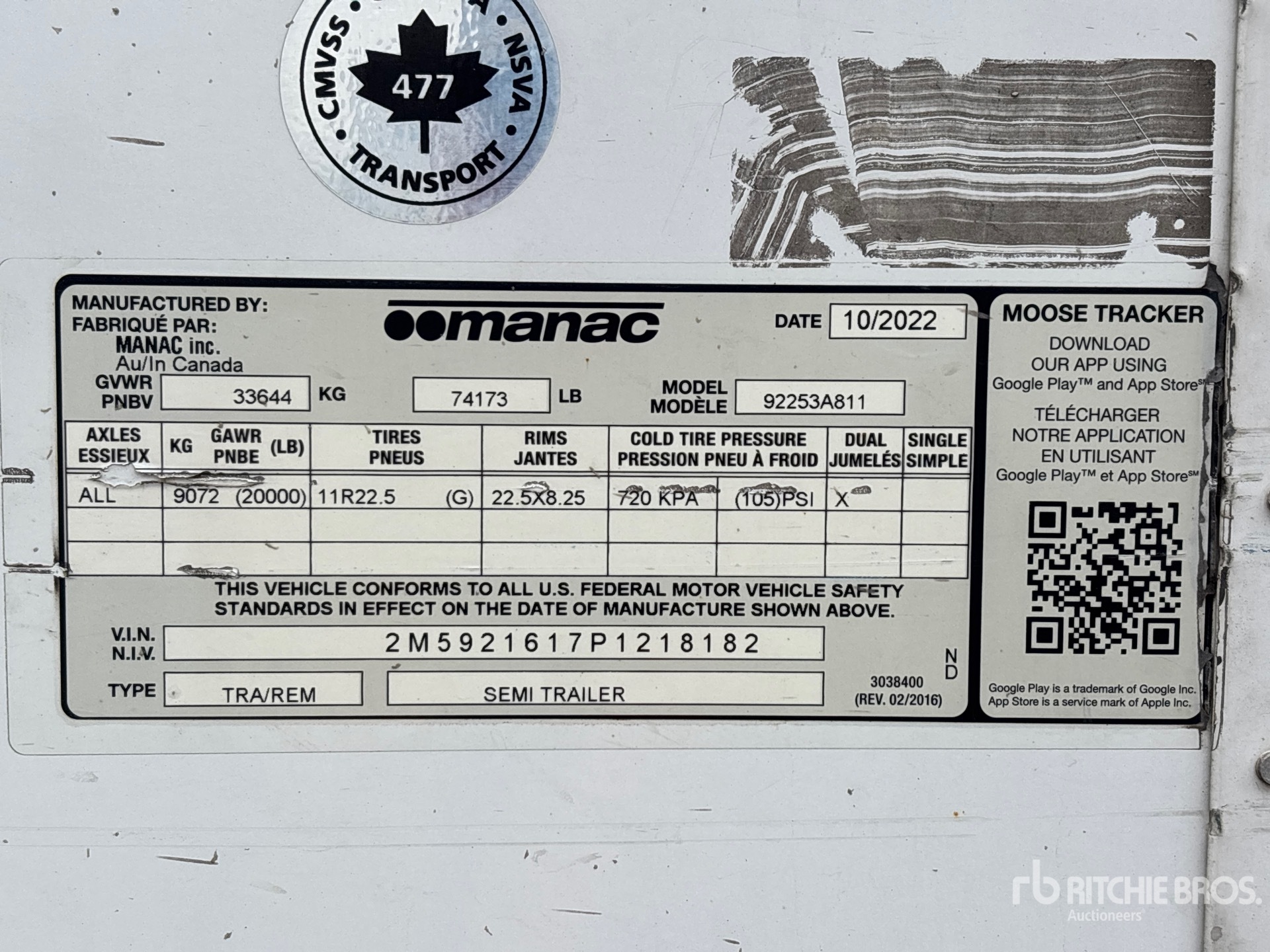 2023 Manac 92253A811