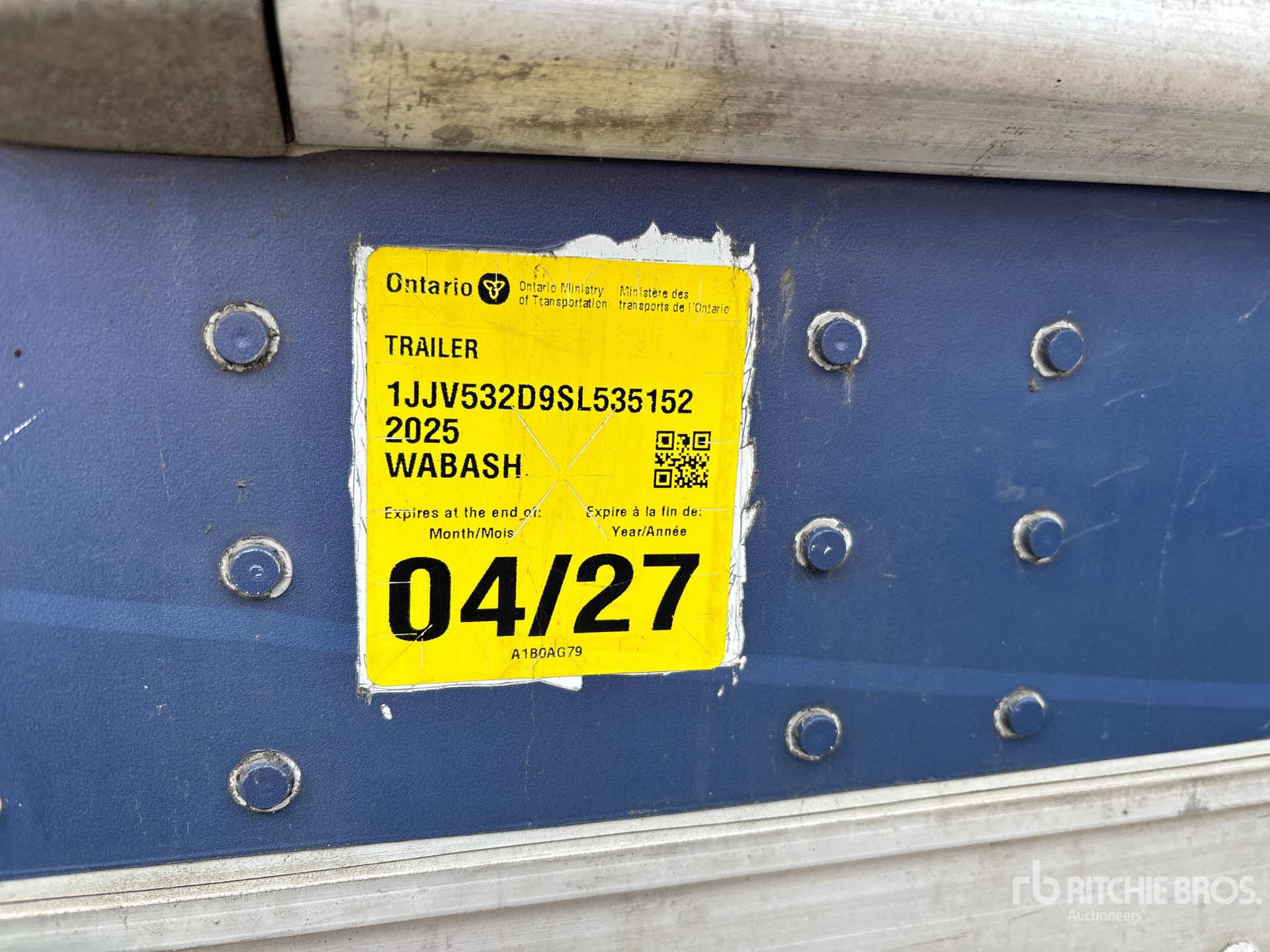 2025 Wabash 53 FT X 102 IN T/A