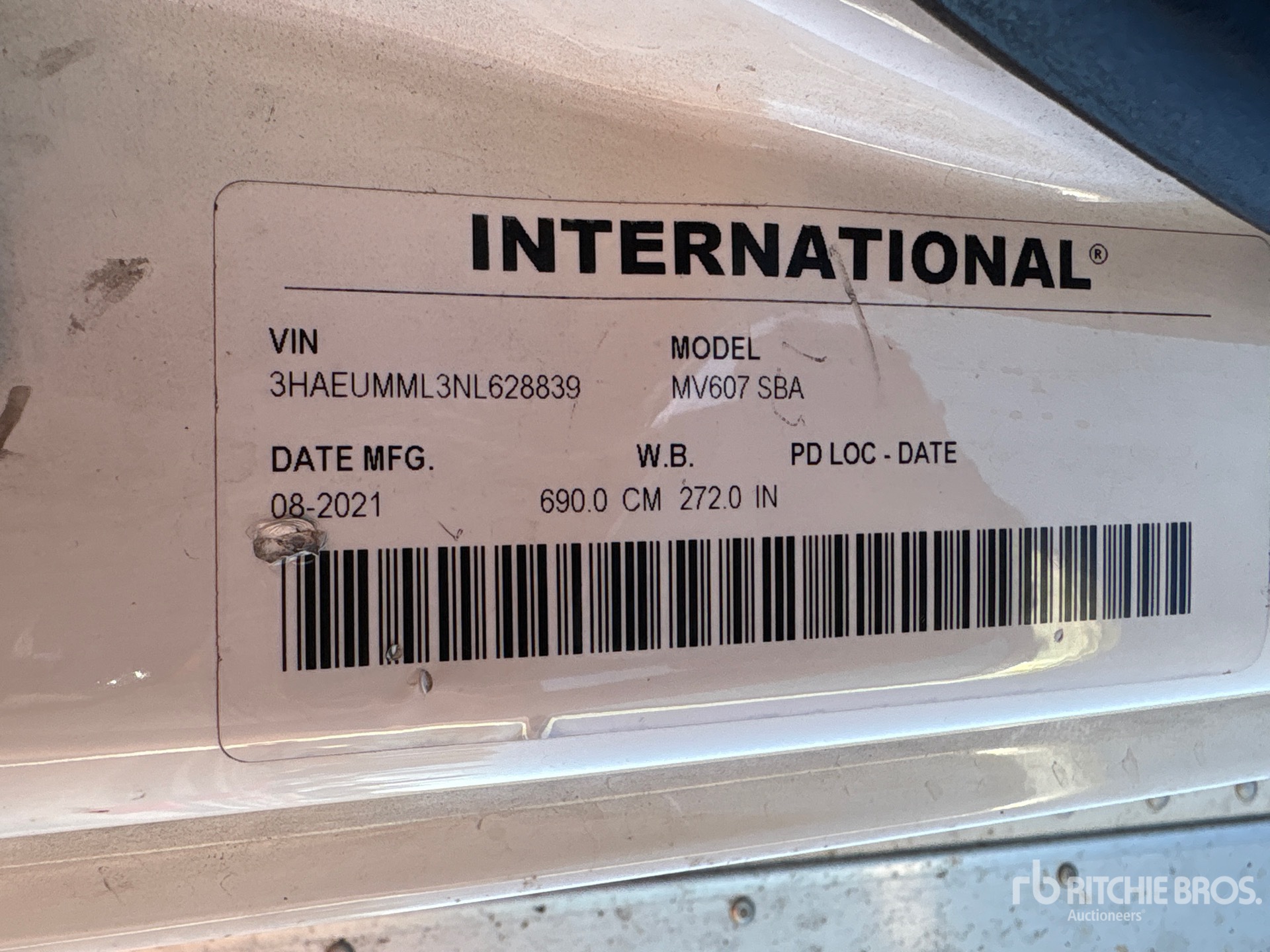 2022 International MV607