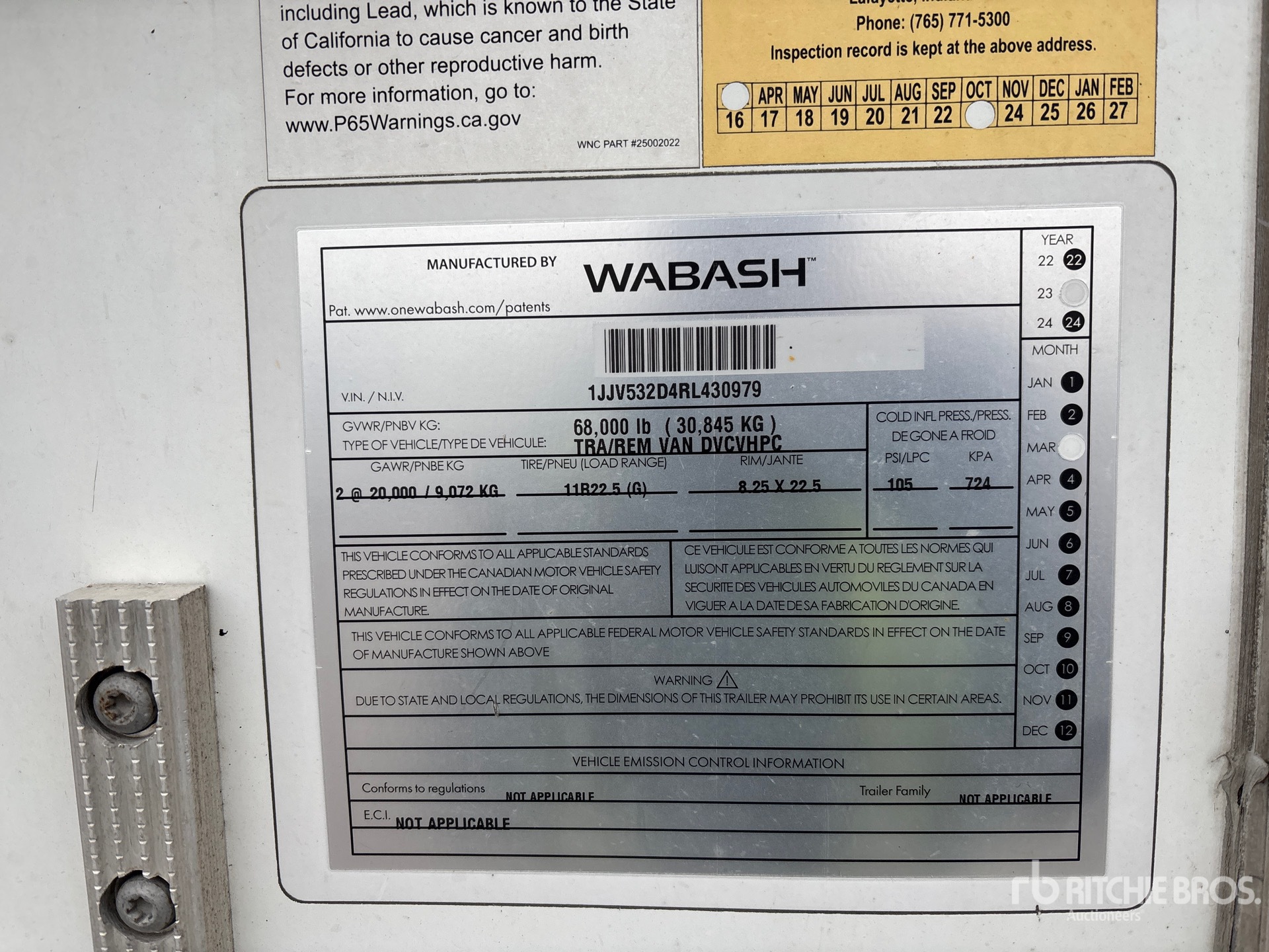 2024 Wabash 53 FT X 102 IN T/A