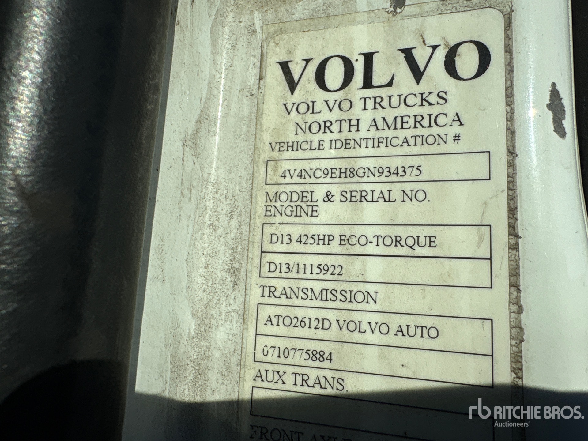 2016 Volvo VNL
