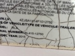 Aspect général with Numéro de série/Numéro d'identification du véhicule automobile