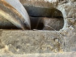 Undercarriage with Left Track Tensioner