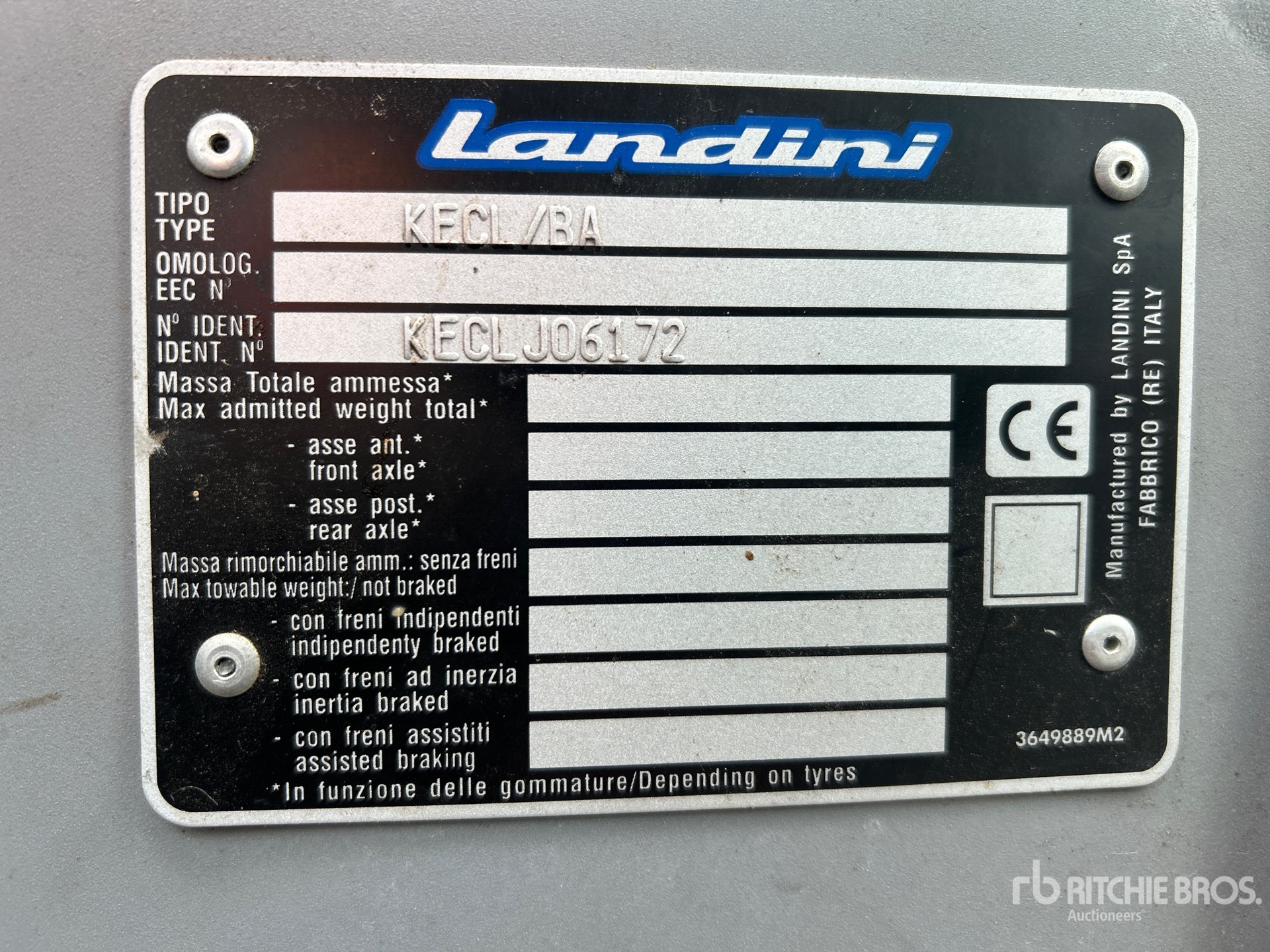 2001 Landini MYTHOS 90
