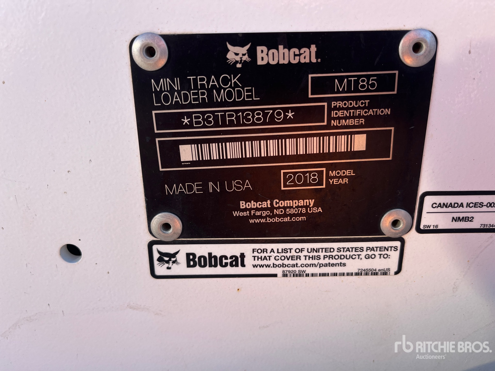 2017 Bobcat MT85