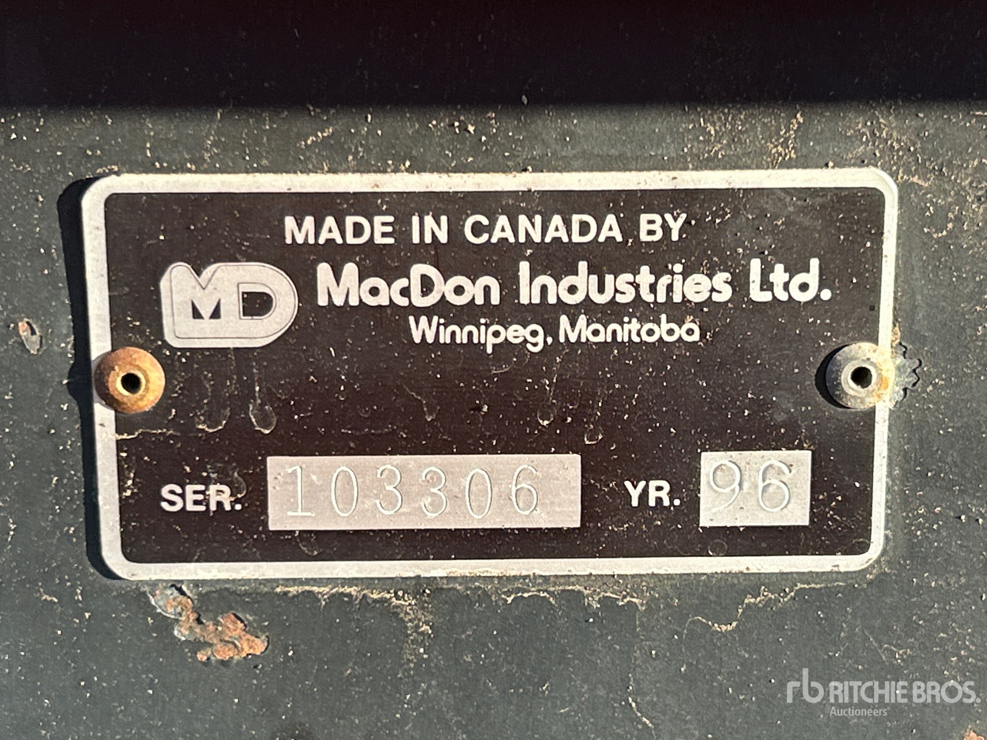 1996 Macdon PREMIER 2930