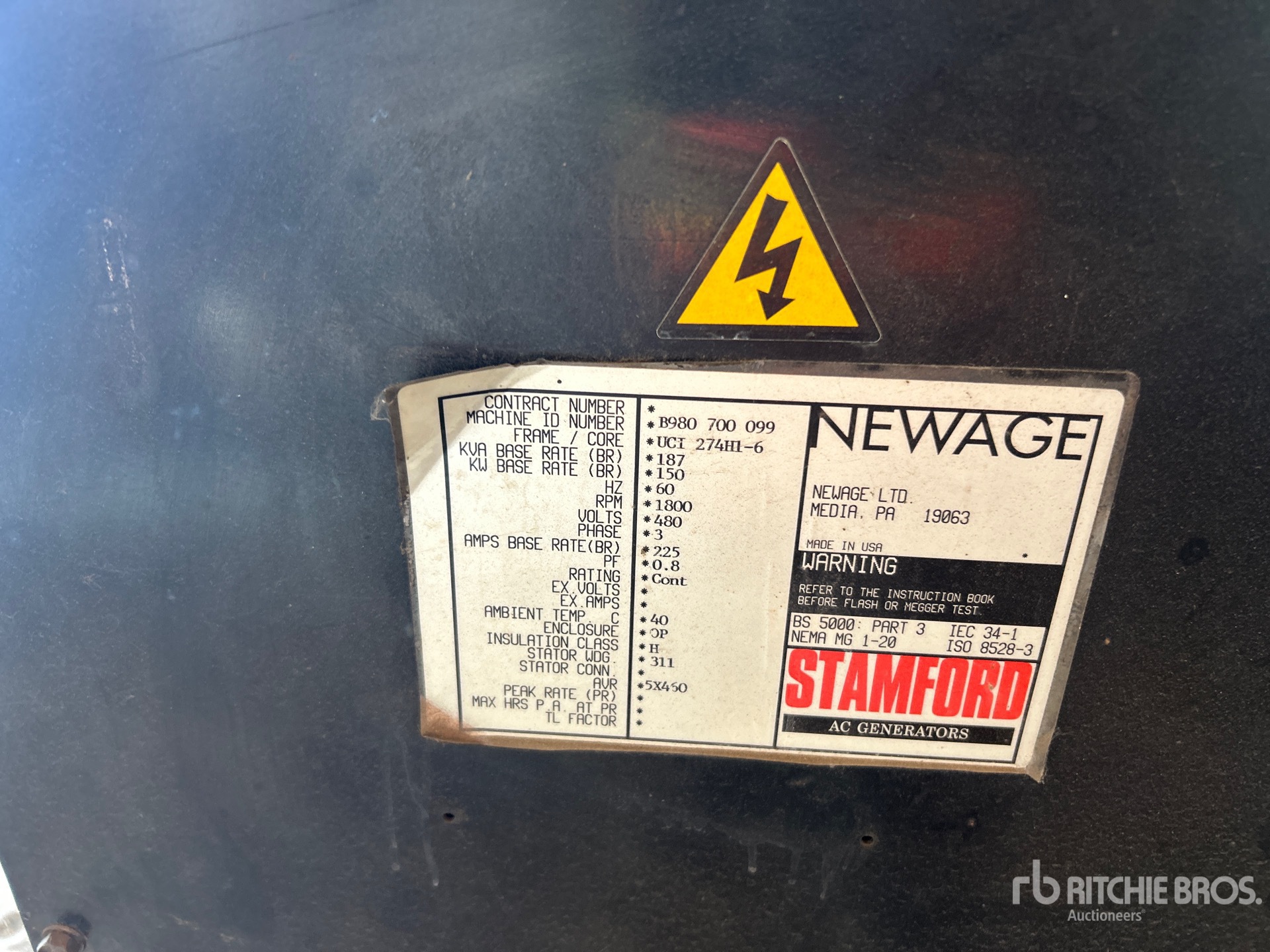 Volvo 233 KW SKID-MOUNTED DUCTING &