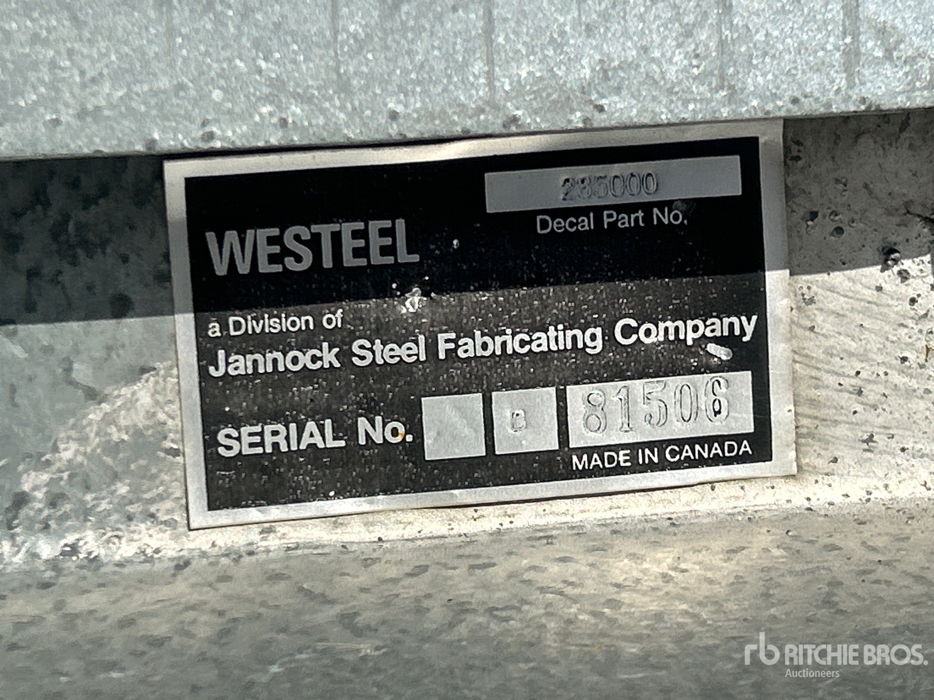 Westeel +/- 6900 BU 6 RING