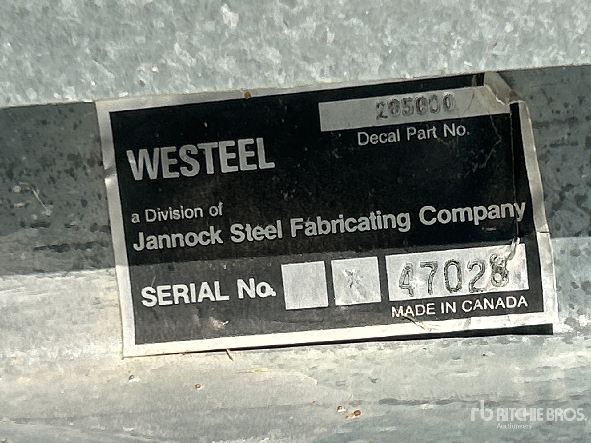 Westeel +/- 6900 BU 6 RING