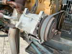 Engine with A/C Compressor