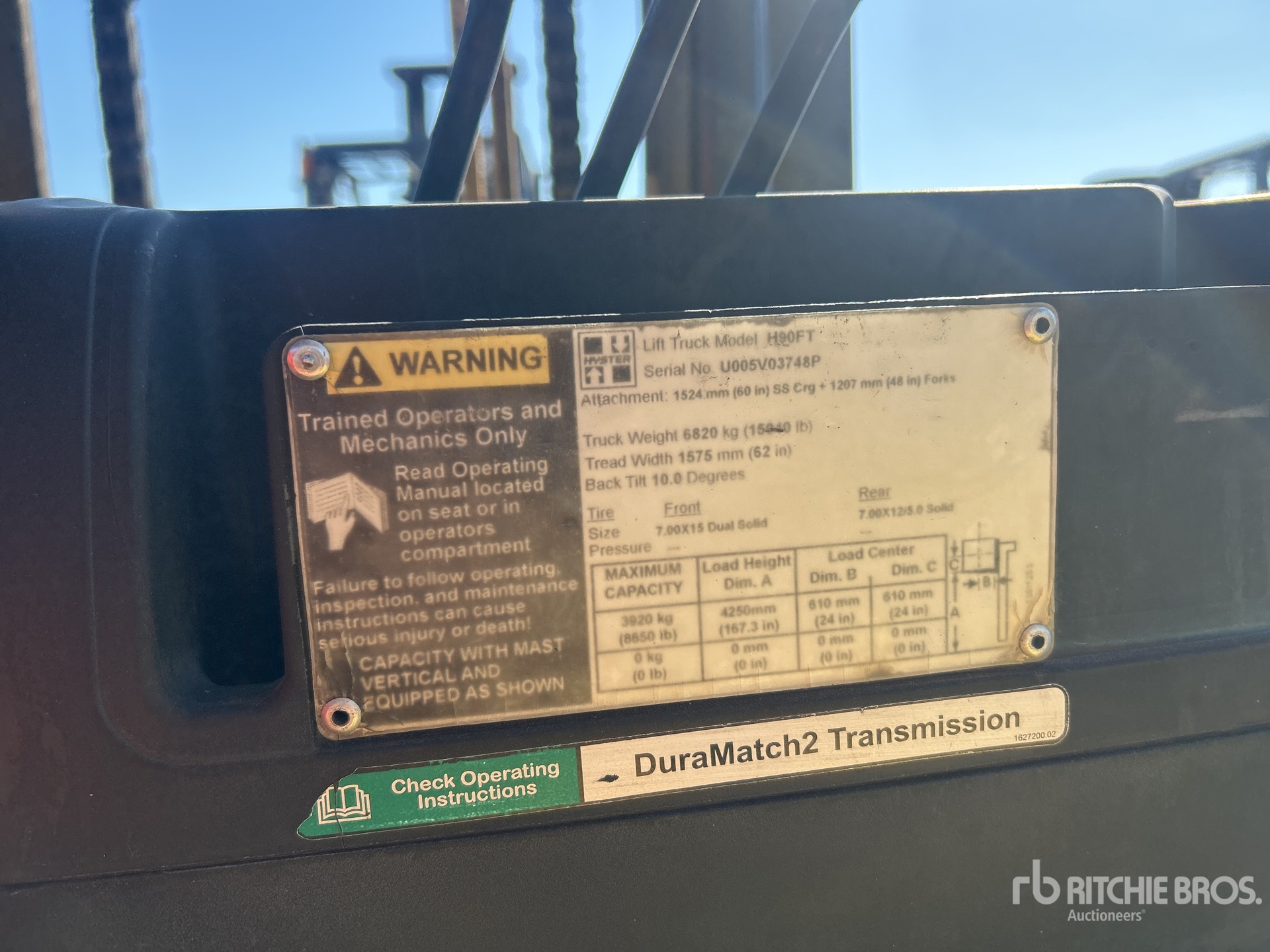 2016 Hyster H90FT