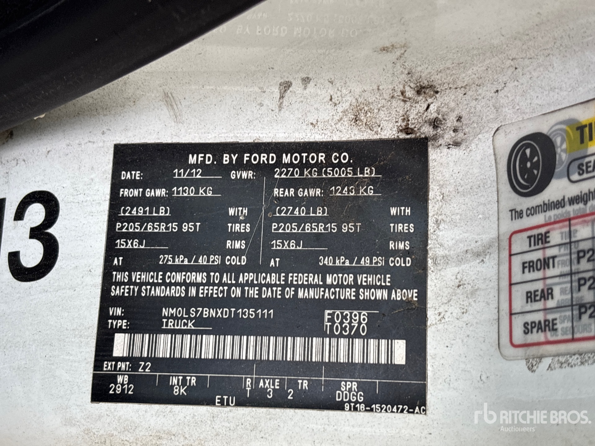 2013 Ford TRANSIT CONNECT