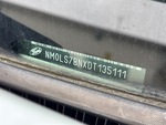 General Appearance with Frame Stamp Serial Number/VIN Photo