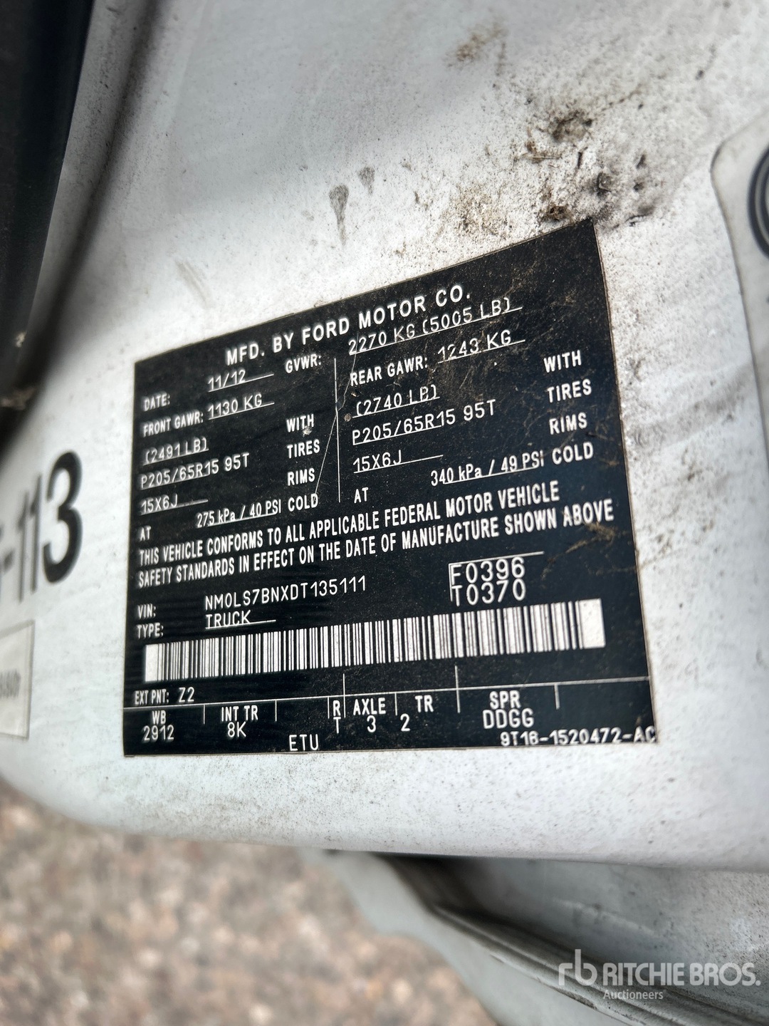 2013 Ford TRANSIT CONNECT