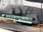 General Appearance with Frame Stamp Serial Number/VIN Photo