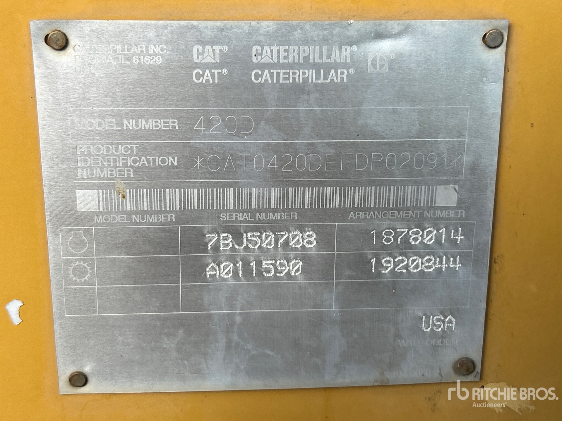 2001 Caterpillar 420D