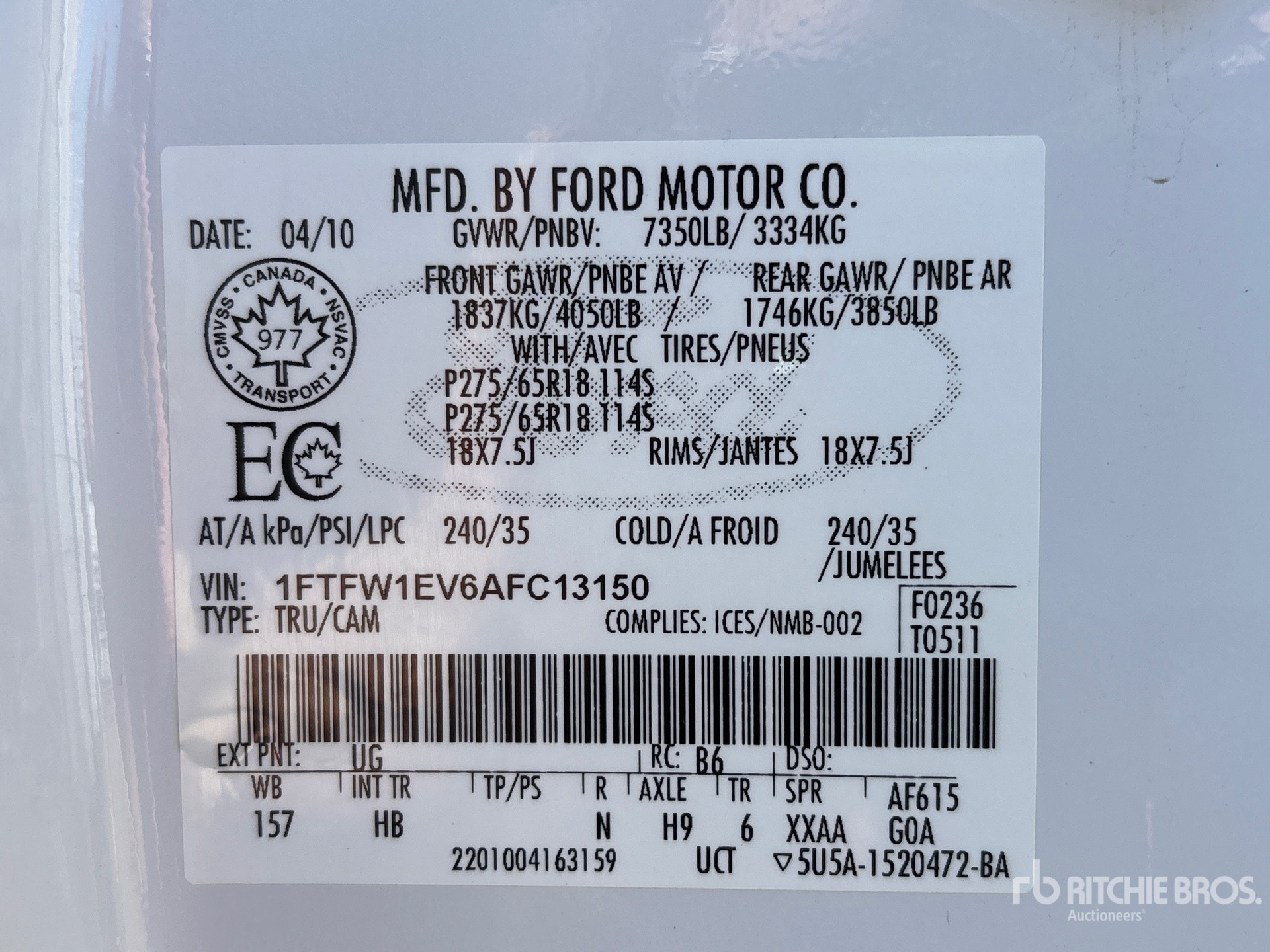 2010 Ford F-150