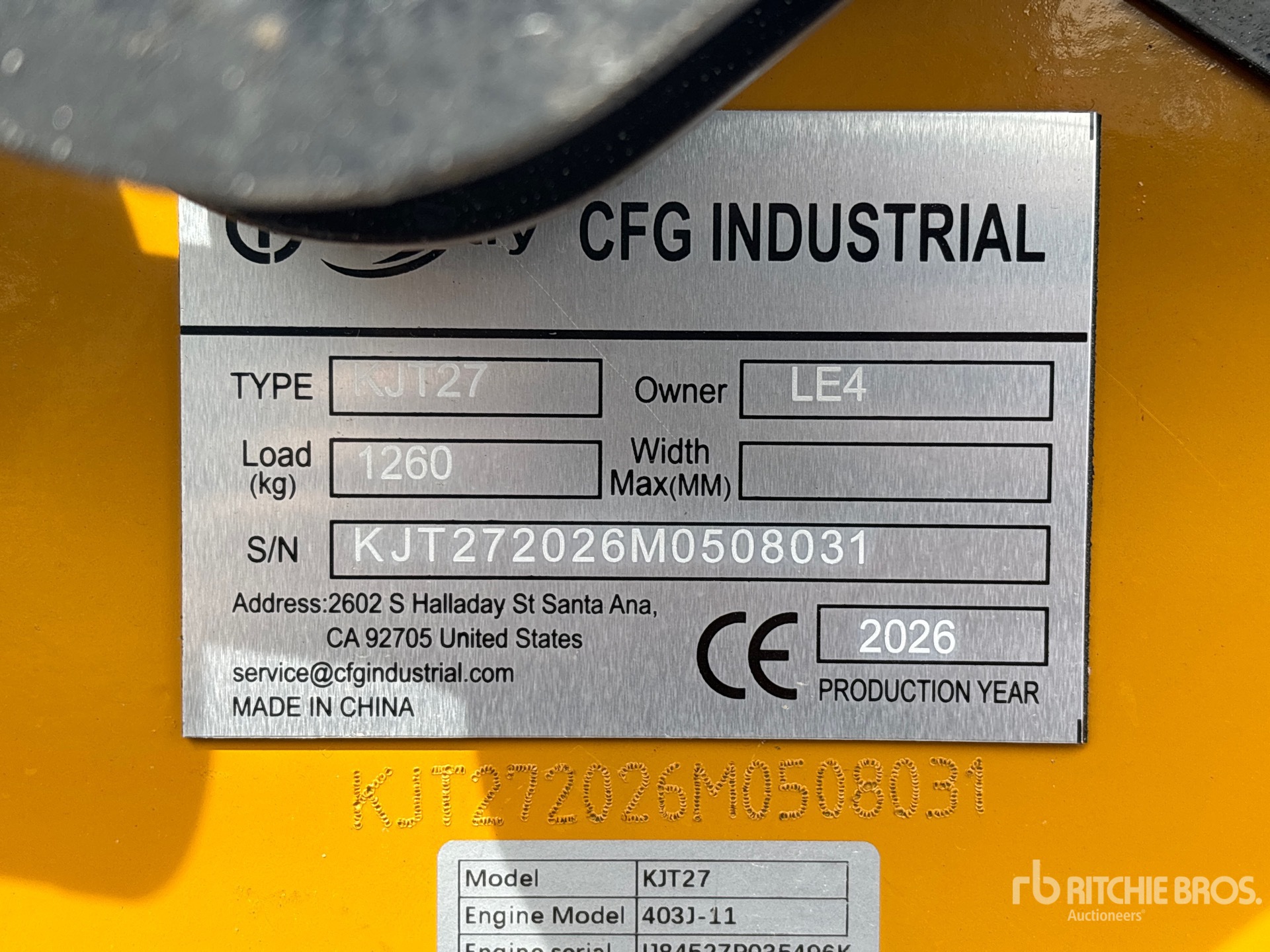2026 CFG KJT27