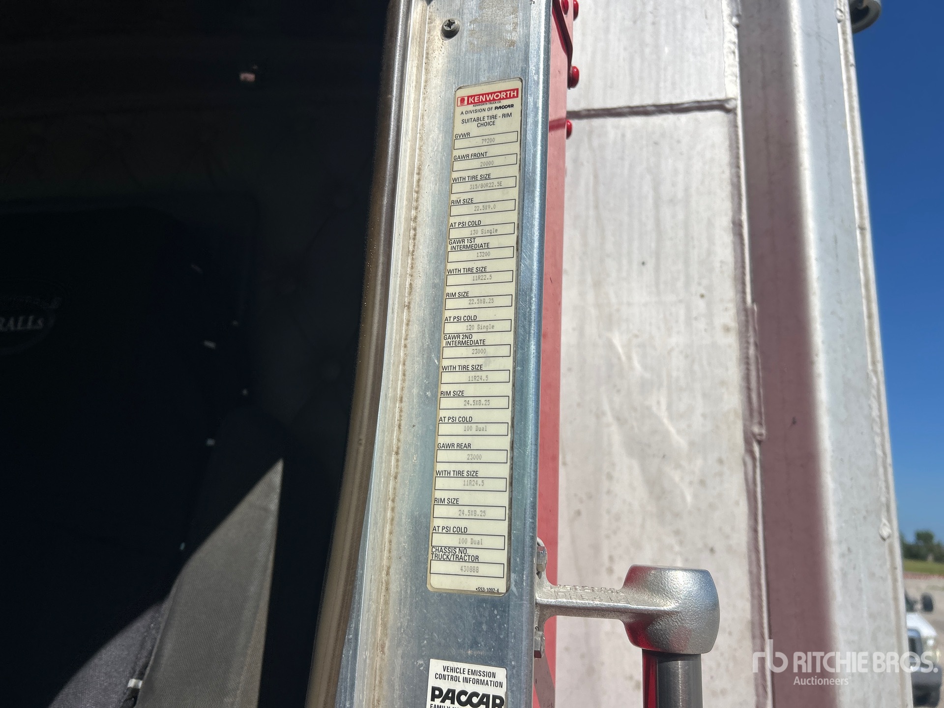 2015 Kenworth T800