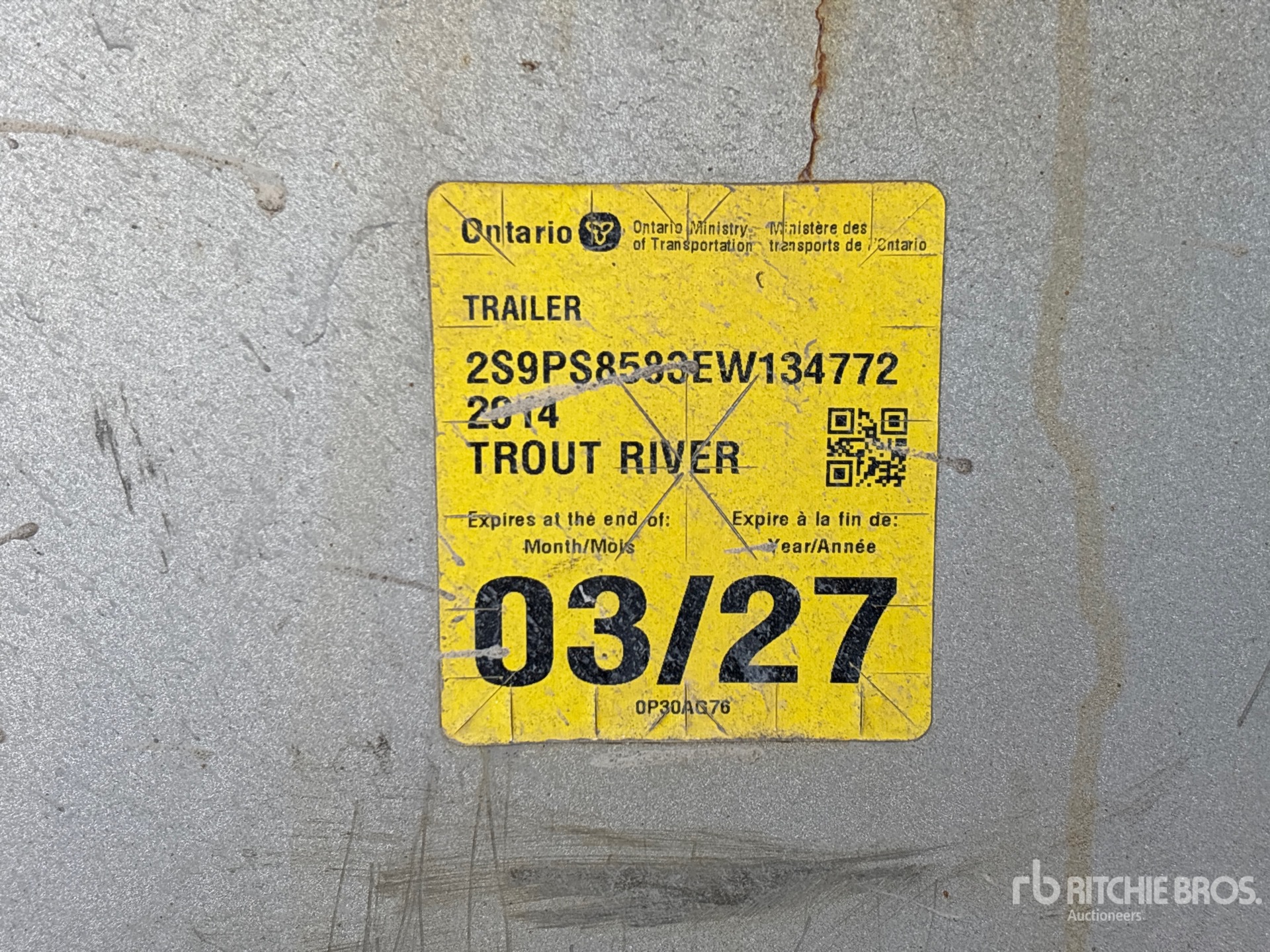 2014 Trout River 46 FT 5/AXLE