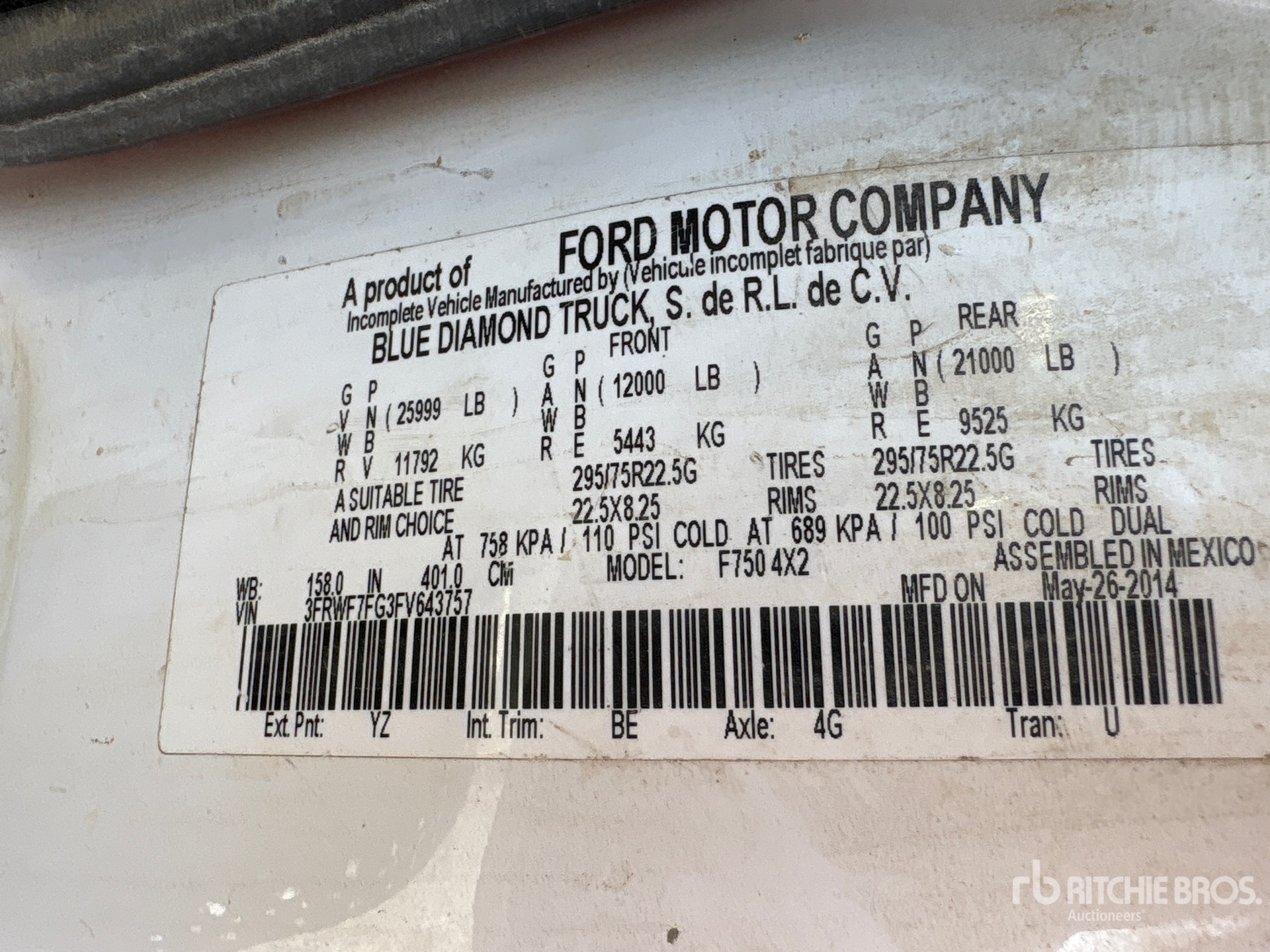 2015 Ford F-750