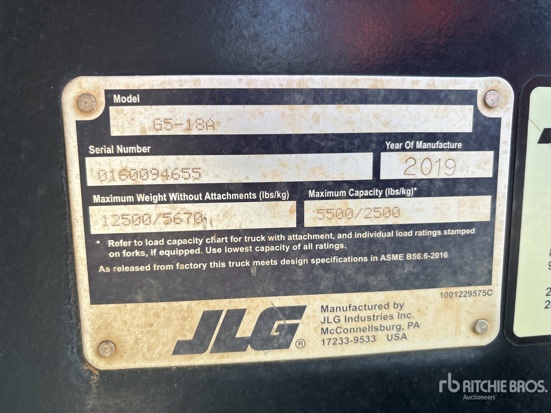 2019 JLG G5-18A