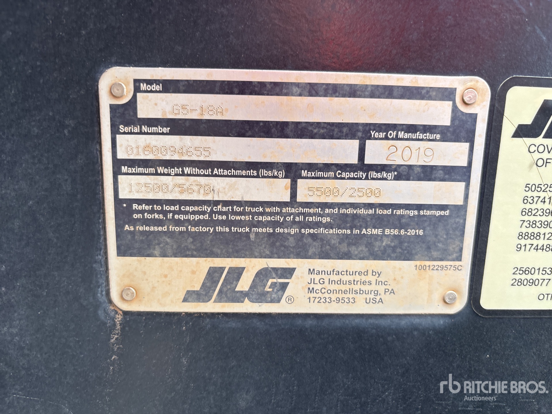 2019 JLG G5-18A