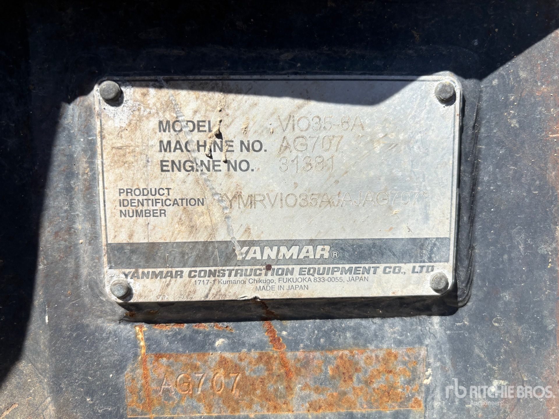 2018 Yanmar VIC35-6A