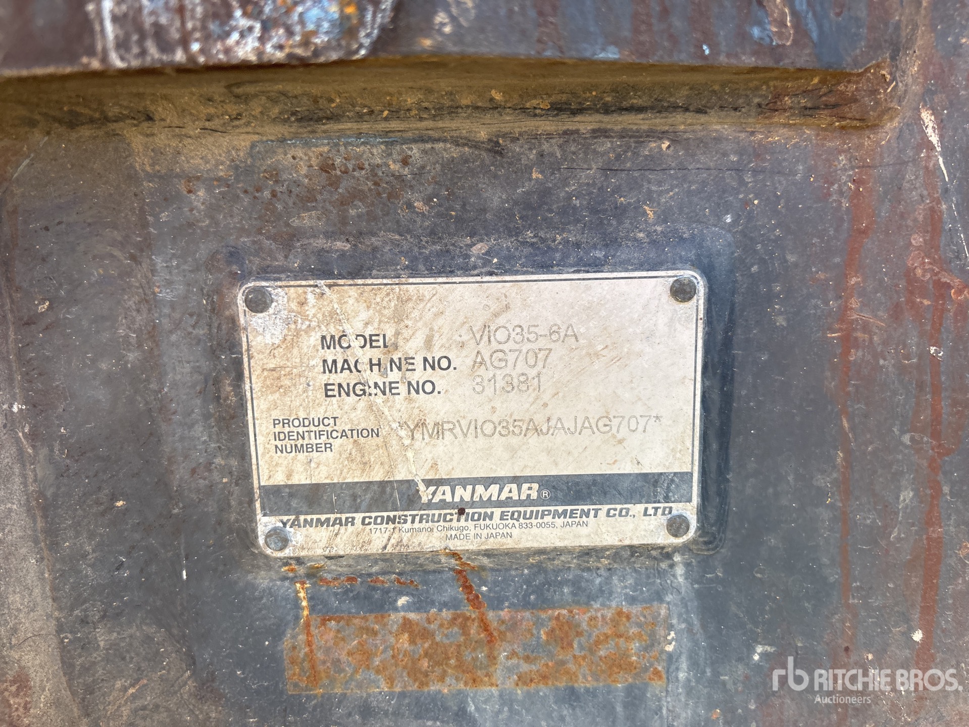 2018 Yanmar VIC35-6A