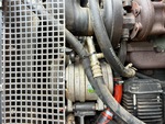 Engine with A/C Compressor