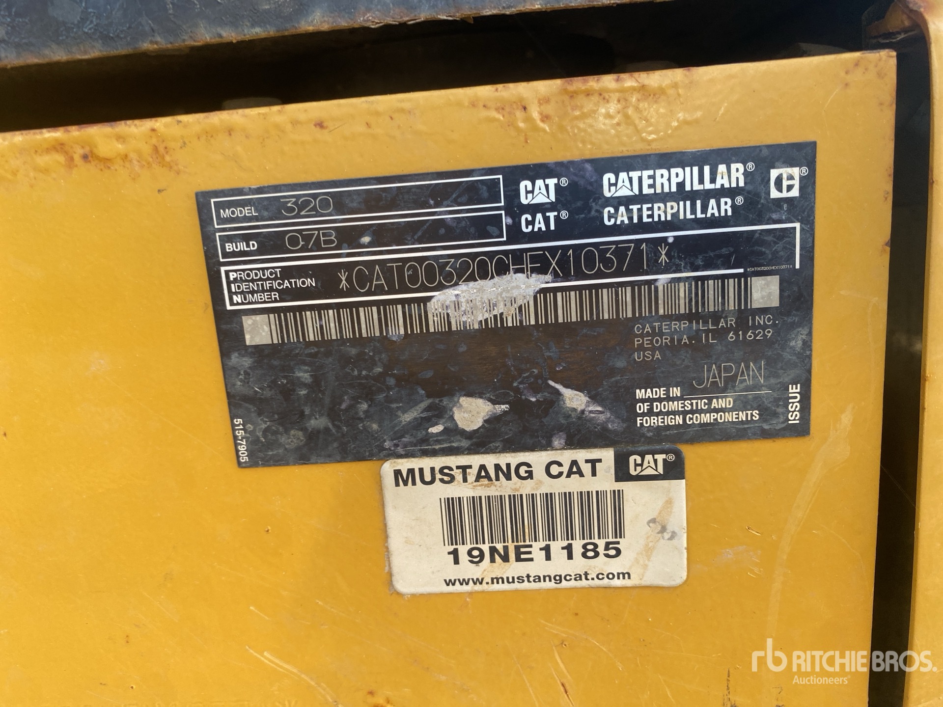 2019 Caterpillar 320