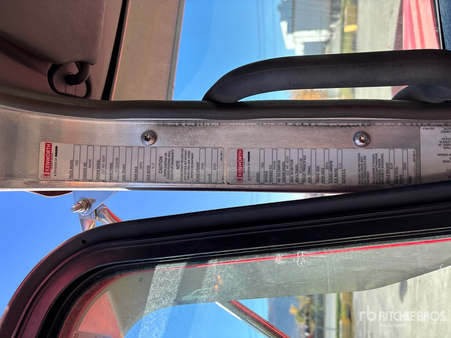 2011 Kenworth T-800