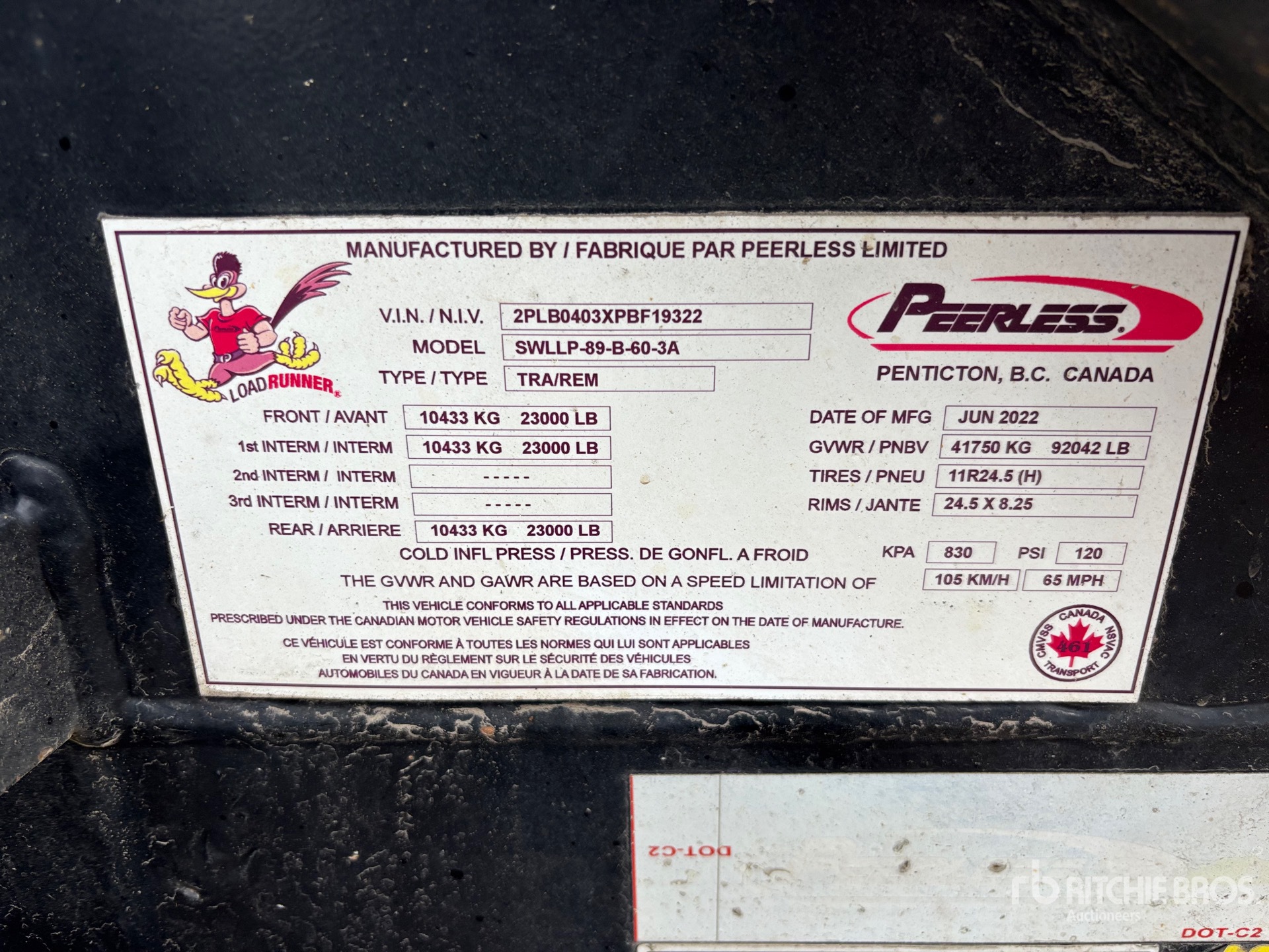 2023 Peerless 32 ft Super B-Train Lead Hayrack