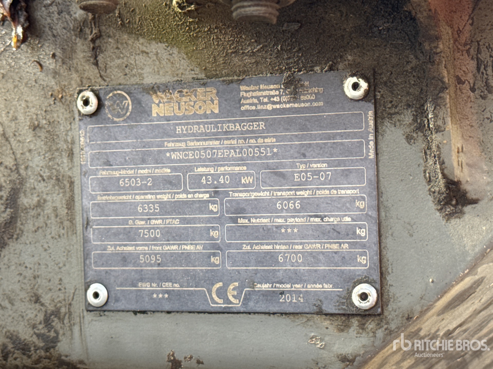 2014 Wacker Neuson 6503-2