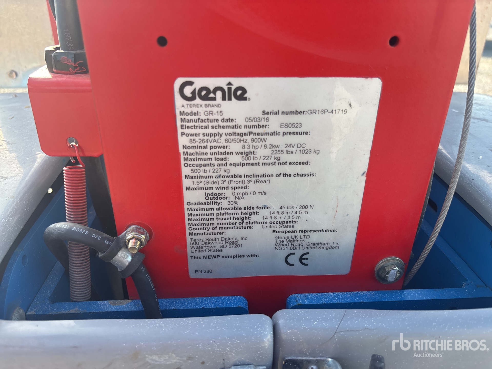 2016 Genie GR-15