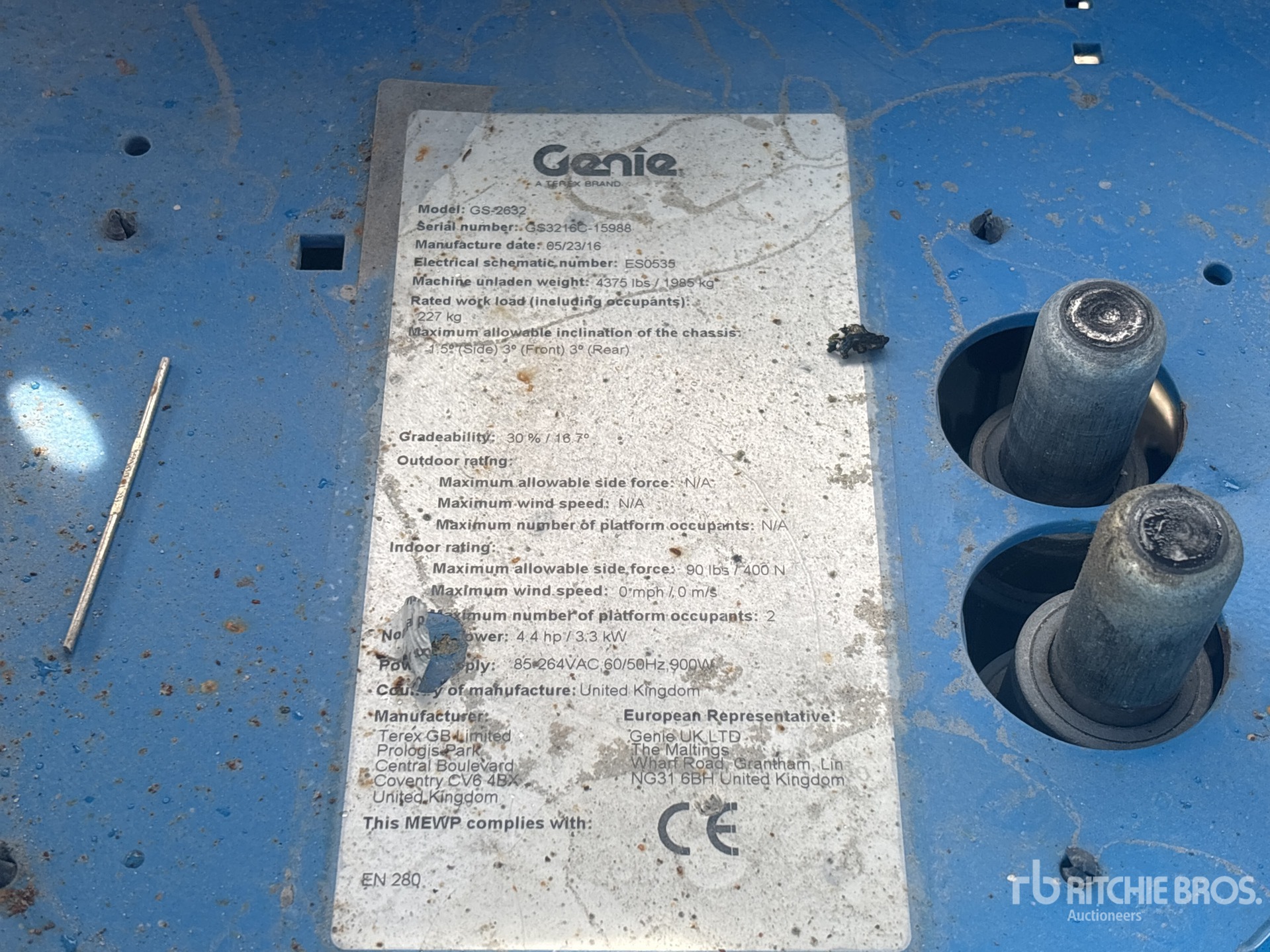 2016 Genie GS-2632