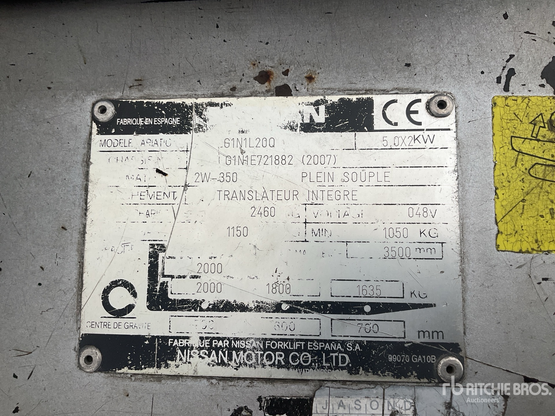 2007 Nissan G1N1L20Q