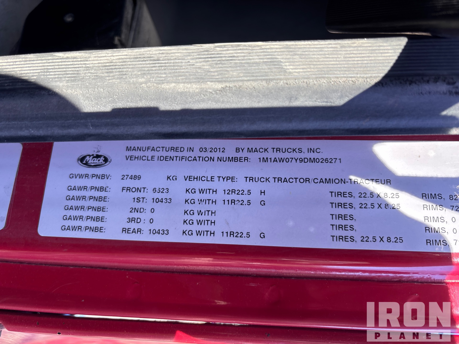2013 Mack CXU613