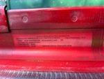 General Appearance with Frame Stamp Serial Number/VIN Photo