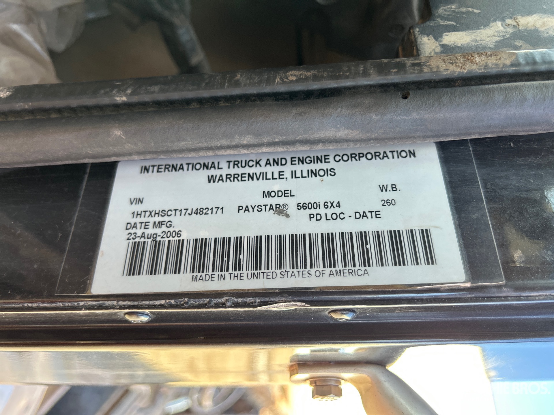 2007 International PAYSTAR 5600I