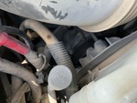 Engine with A/C Compressor