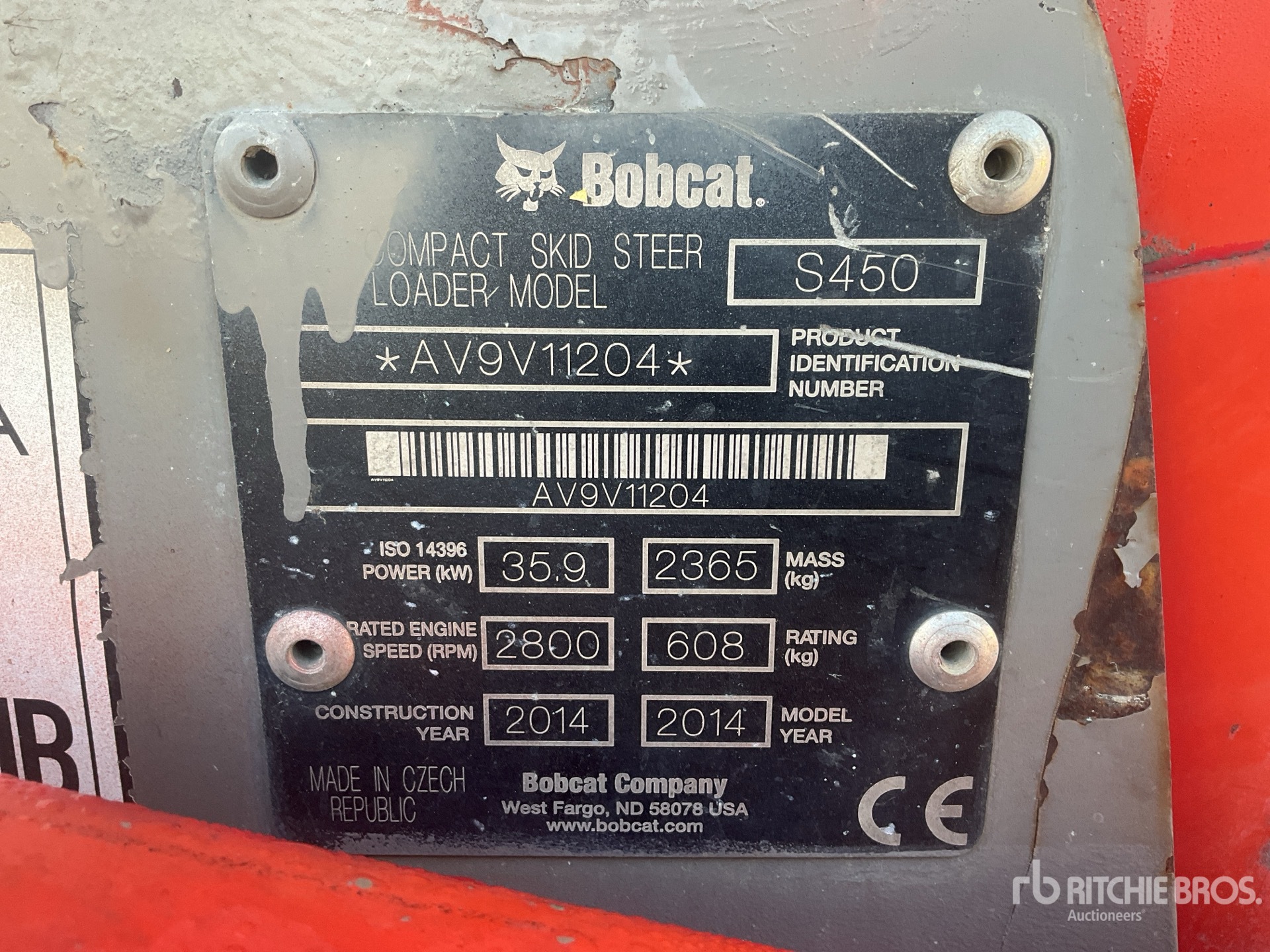 2014 Bobcat S450