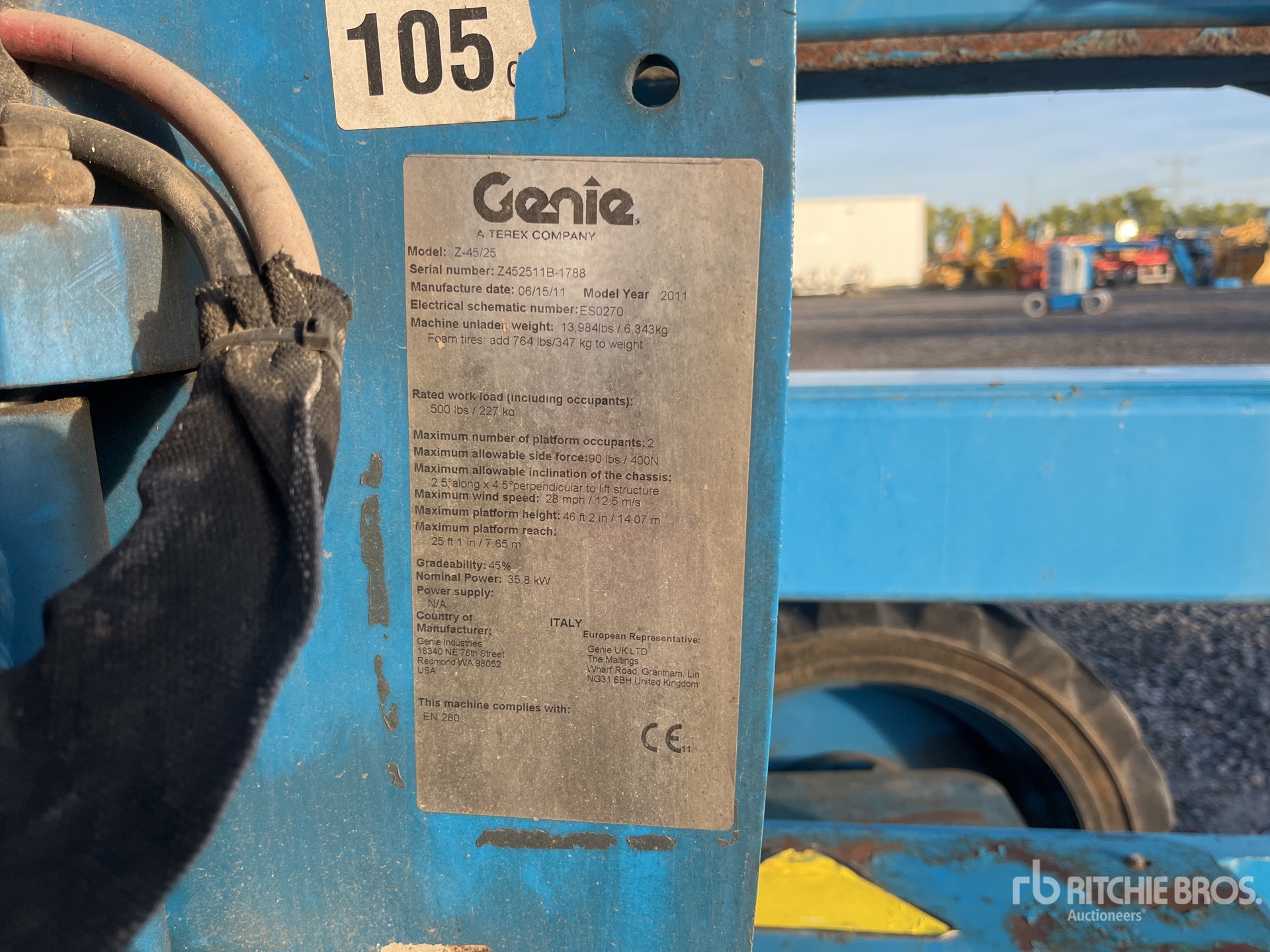 2011 Genie Z-45/25